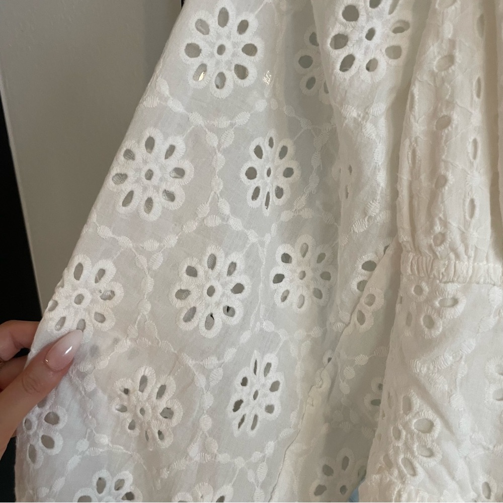 Saboskirt Luxe Leyton Eyelet Mini Dress - Picture 11 of 14